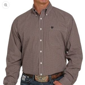 NWT - CINCH Mens Western LS Shirt